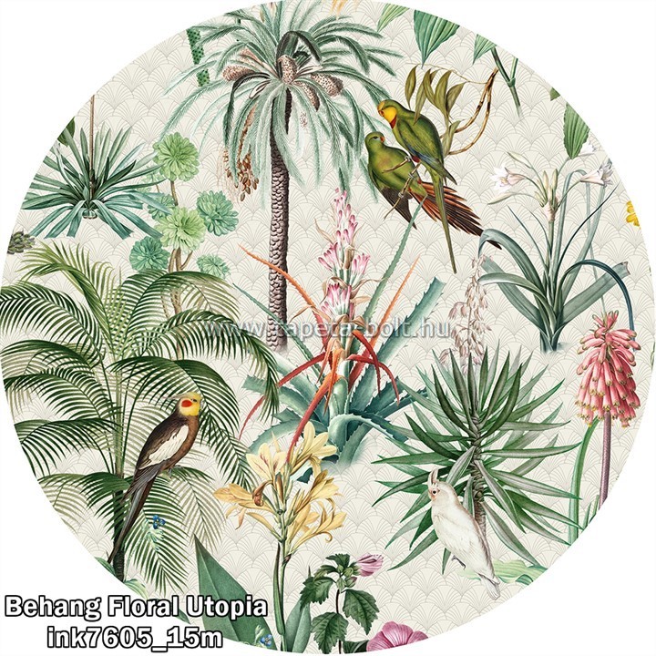 Behang Floral Utopia ink7605 15m