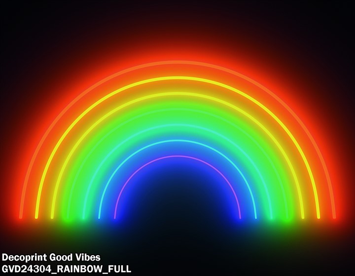 Decoprint Good Vibes GVD24304 RAINBOW FULL