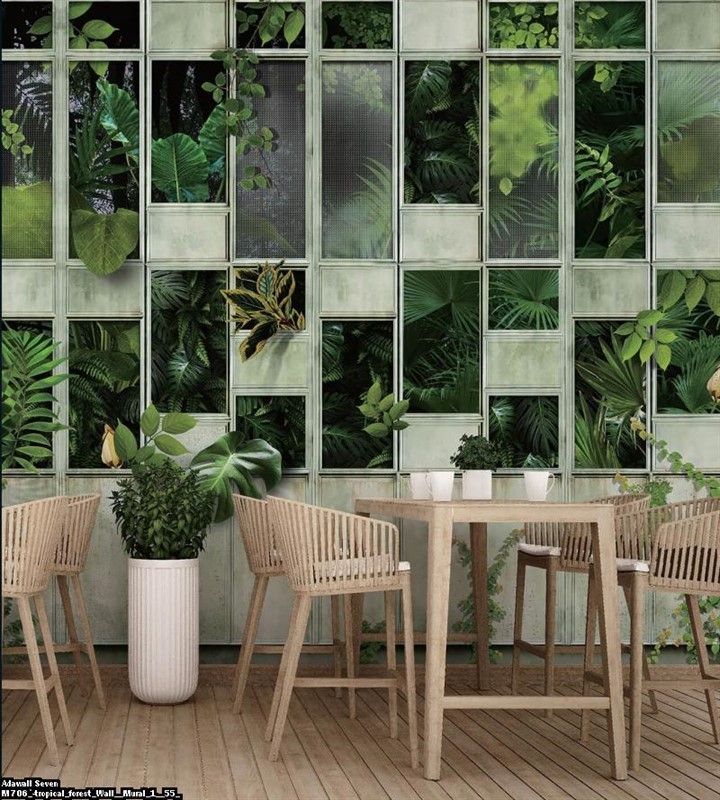 Adawall Seven M706 -tropical forest Wall Mural 1 55